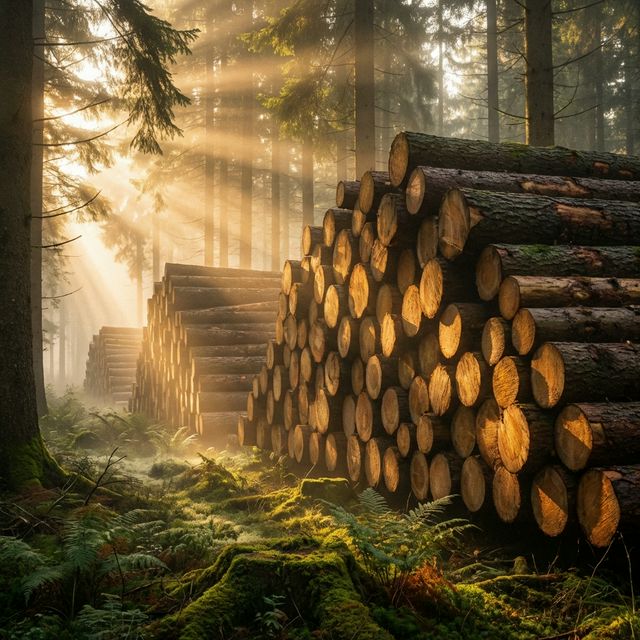 Timber Calc – kubírovací kalkulačka pro lesníky, ukázka aplikace se skládkou dřeva